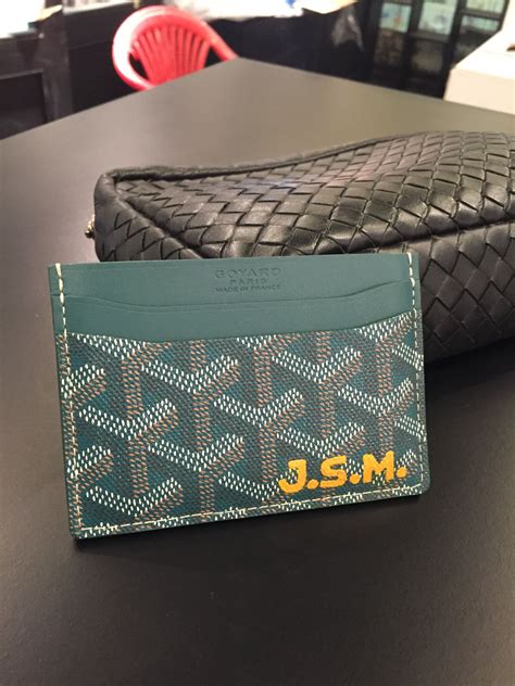 card holder wallet goyard|authentic goyard card holder.